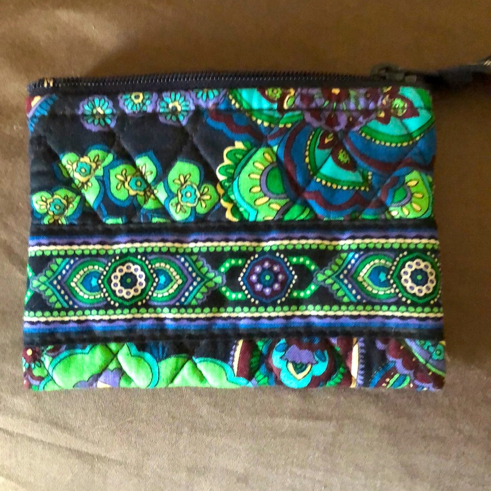 Vera Bradley zippered coin pouch